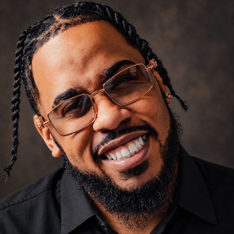 Portrait of Daniel Waze, owner and operator of Waze2inc, smiling in tinted glasses.